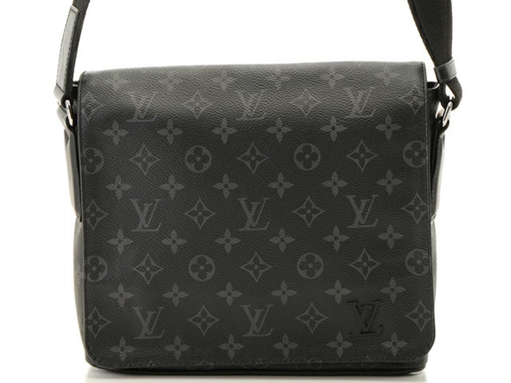 LOUIS VUITTON District Monogram Eclipse Black Shoulder Bag